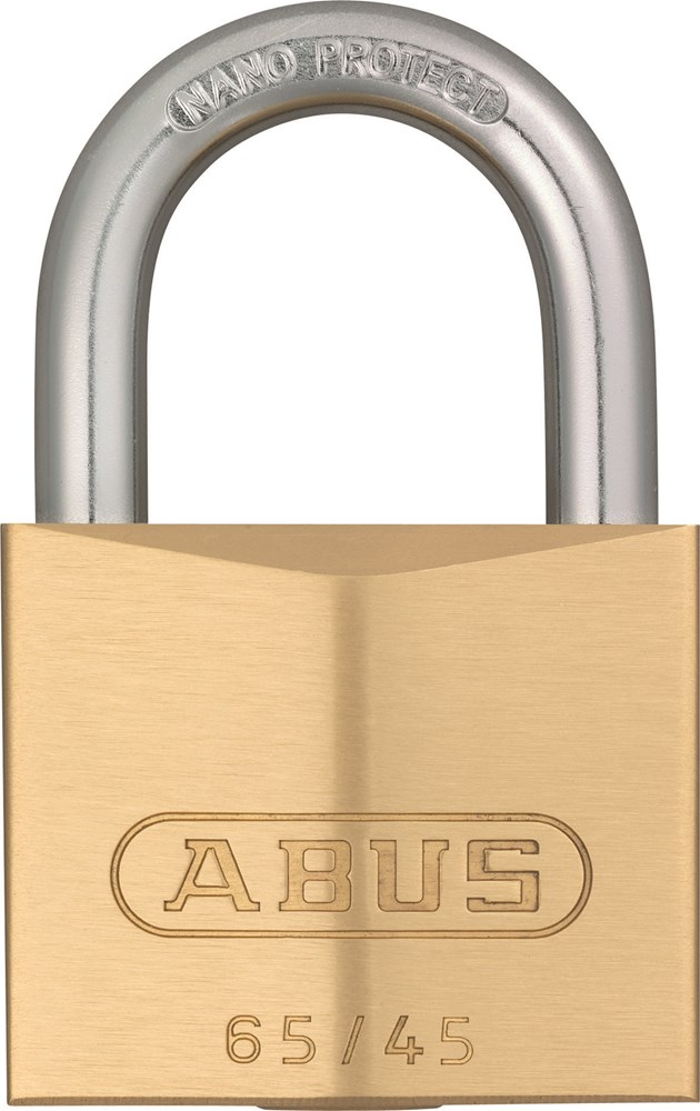 ABUS HANGSLOT MESSING 65 45MM