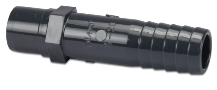 Druk PVC slangpilaar 25mm