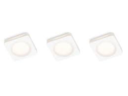 Prolight LED inbouwspot vierkant 5W wit (3st)