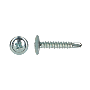 ZELFB.SCHROEF BOLKOP+KRAAG Ø4.20X13 ZN - 200ST