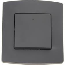 SCHAKELAAR 2P INBOUW ZWART