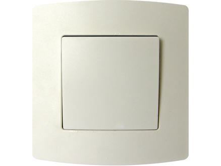 WISSELSCHAKELAAR INBOUW SCHROEF WIT