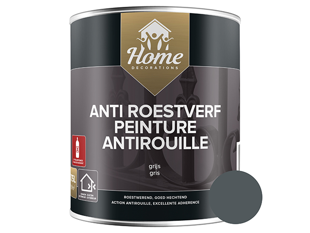 ANTI-ROEST HOOGGLANS GRIJS 7001 - 750ML