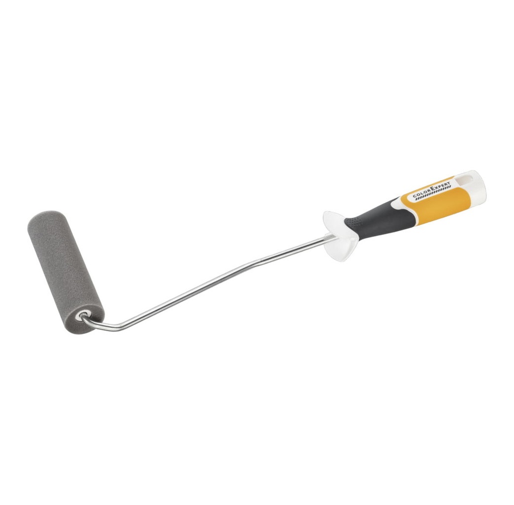 EvoStar lakroller 7cm D35 grijs konkaag glad + beugel 37cm 3K