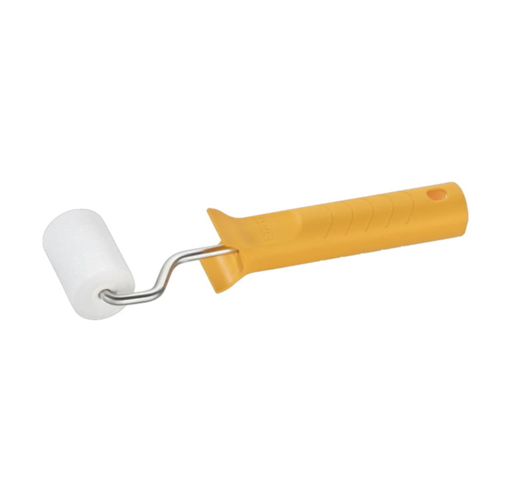 Lakroller 5cm D34 schuim recht + beugel 19cm