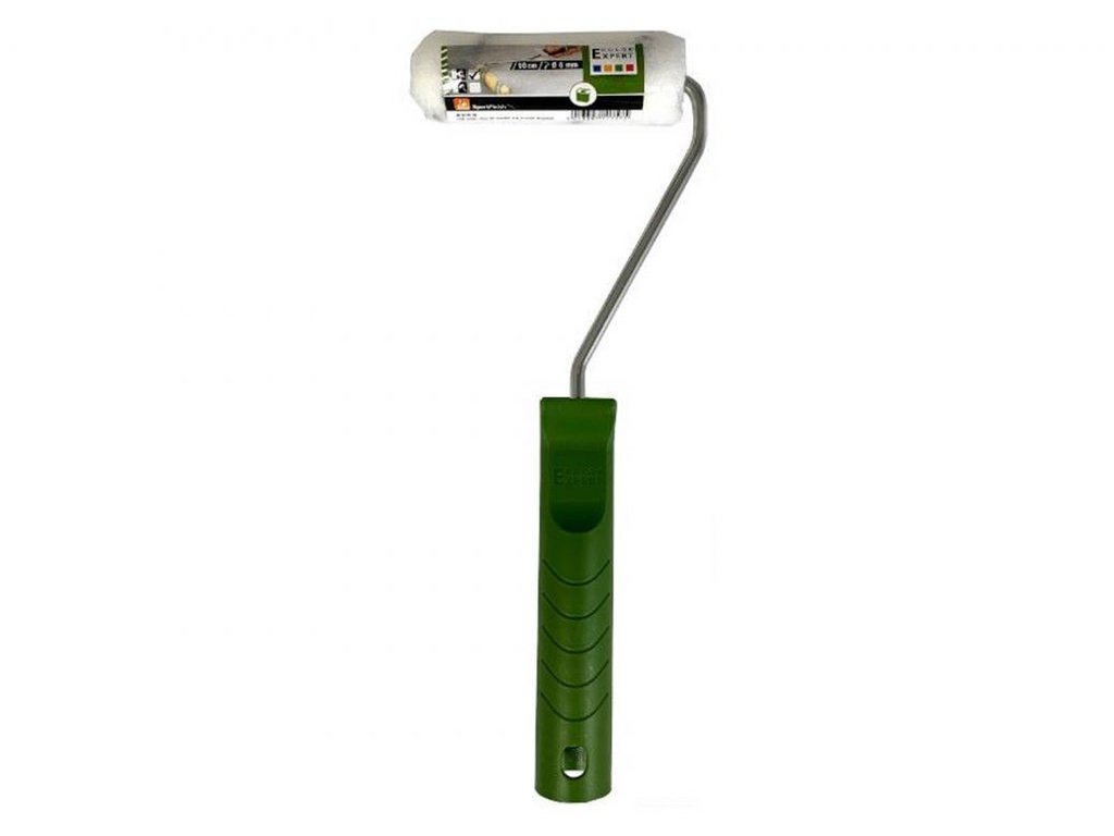 Beitsroller 10cm K17 nylon 1grijze streep + beugel