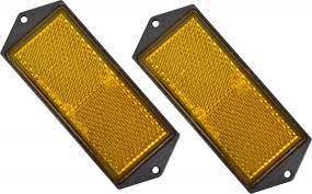 REFLECTOR ORANJE 104X40MM - 2ST