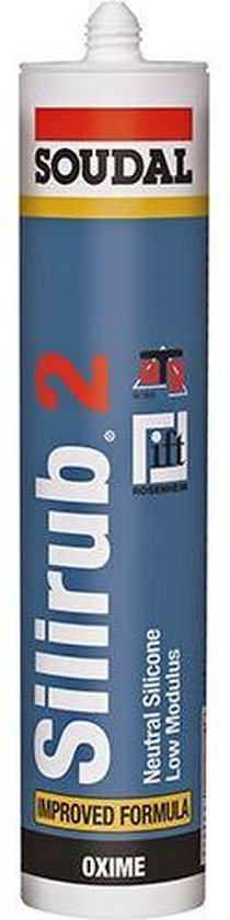 SOUDAL SILIRUB 2 - 300ML GRIJS