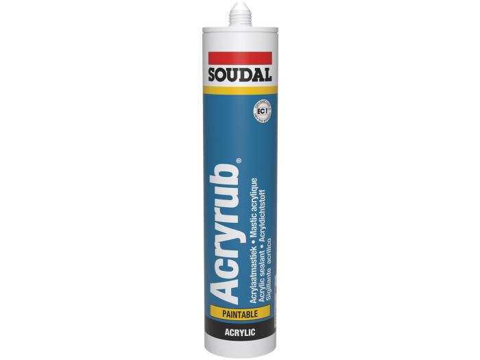 SOUDAL ACRYRUB WHITE 15 - 300ML