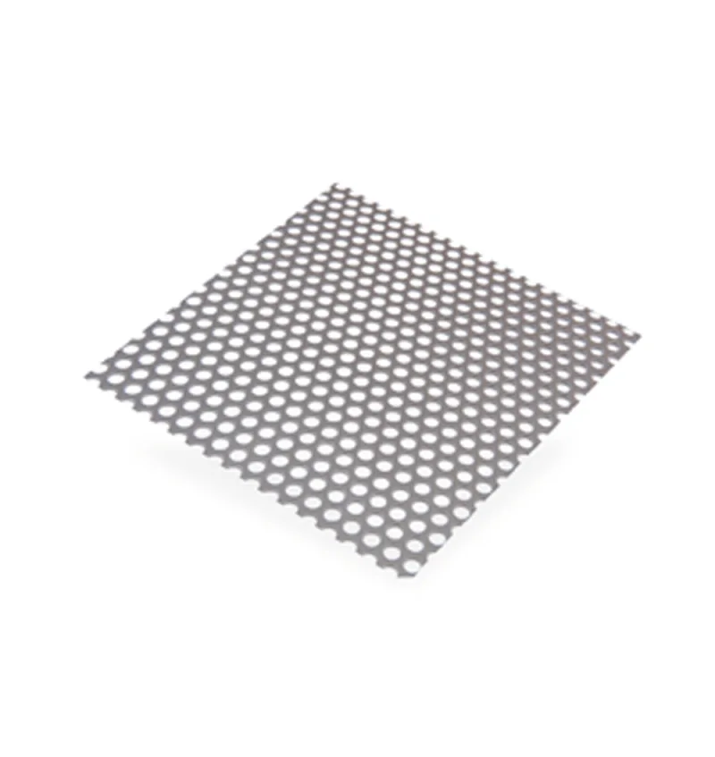 Staalplaat geperf. rond Ø8 - 1mm - 500x250mm