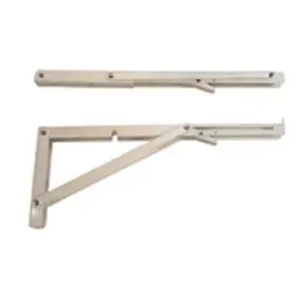 Plankdrager neerklapbaar wit 400mm