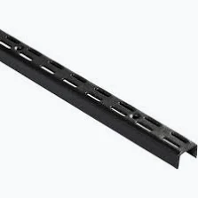 Wandrail dubbel zwart 1000x50mm