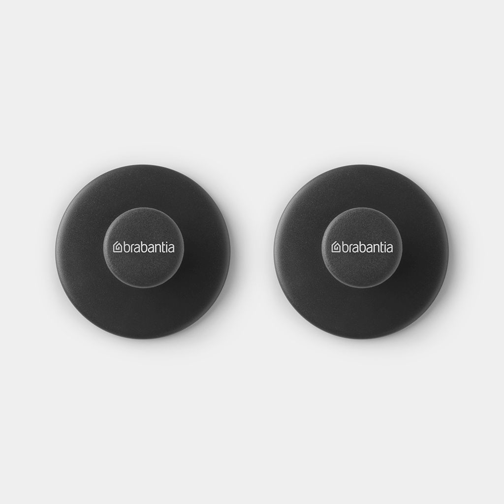 RENEW HANDDOEKHAAKJES - SET VAN 2 - DARK GREY