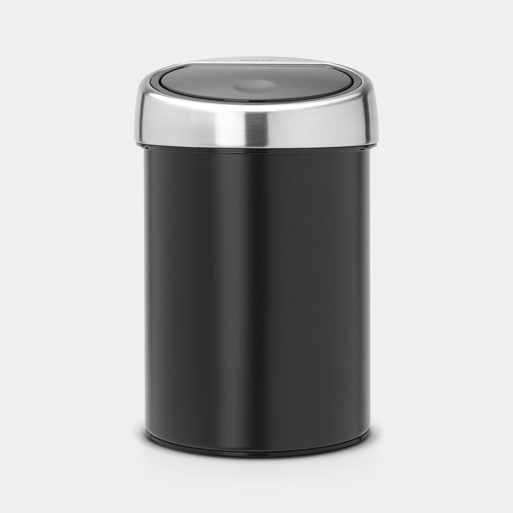 Touch bin afvalemmer 3L - matt black