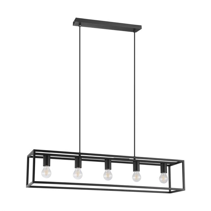 BLACKCROWN HANGLAMP HL/5 E27 BLACK