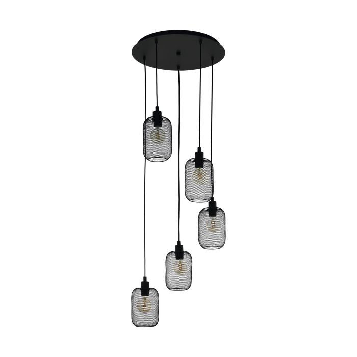 WRINGTON HANGLAMP HL/5 - GRIDSHADE BLACK