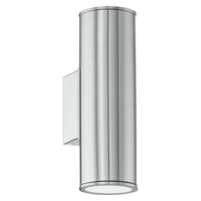 RIGA-LED BUITEN-WANDLAMP 2X GU10 - RVS