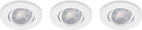 INBOUWSPOT LED INT ROND KANT 3X4.5W WIT