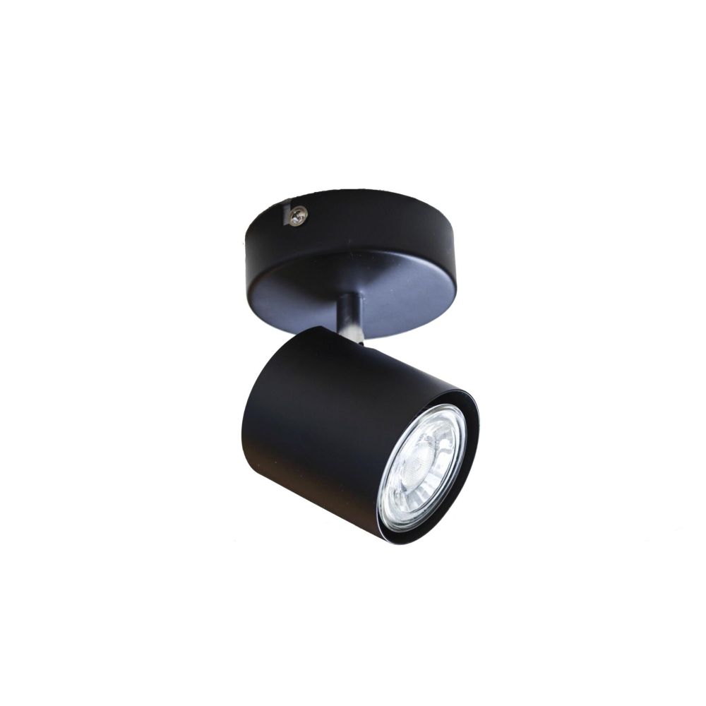 SPOT LED PRATO GU10 1X3W 250LM ZWART