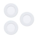 FUEVA 5 INBOUWSPOT/WIT 3X2.7W 900LM