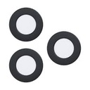 FUEVA 5 INBOUWSPOT/ZWART 3X2.7W 900LM