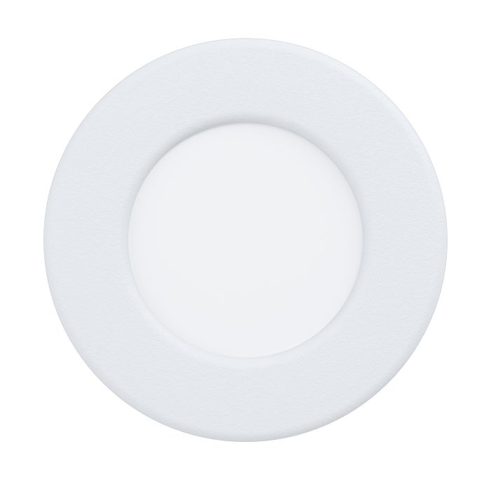 FUEVA 5 INBOUWSPOT/WIT 2.7W 300L Ø86