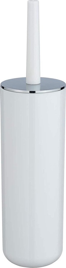Toiletborstelhouder Posa - wit/chroom