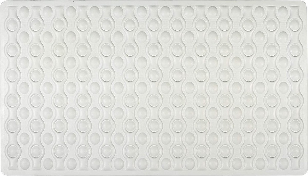 Anti-slip badmat Rocha 70x4cm - wit