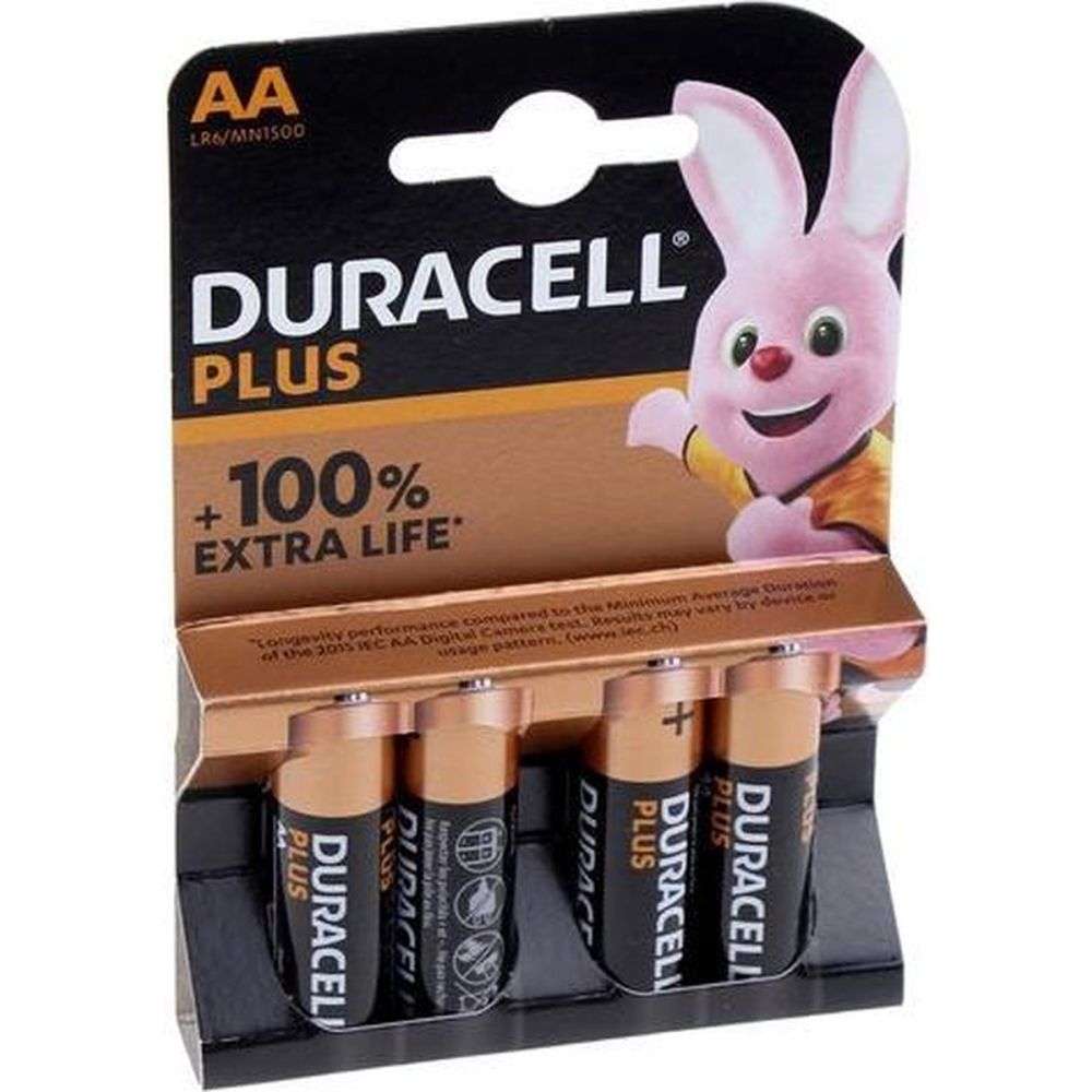 DURACELL MN 1500/AA - PLUS 100% EXTRA LIFE
