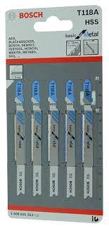 Bosch - decoupeerzaagblad HSS T118A 67mm - 5st