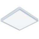 FUEVA 5 - LED PLAF 285X285 CHROOM 3000K