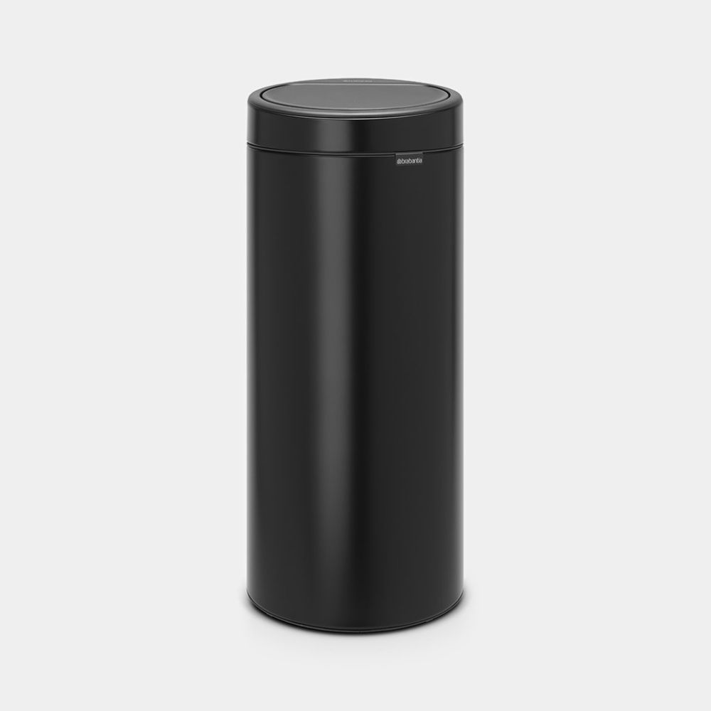 Touch Bin New afvalemmer - matt zwart - 30L