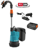 GARDENA ACCU REGENTONPOMP 2000/2 18V P4A SET