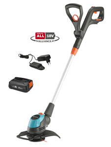 Accu trimmer EasyCut 23/18V P4A set
