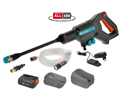 Accu hogedrukreiniger AquaClean 18V set