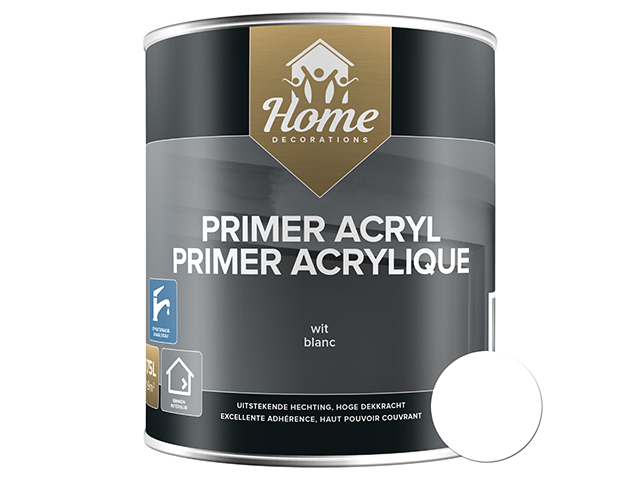 PRIMER HOUT 750ML WIT WATERBASIS