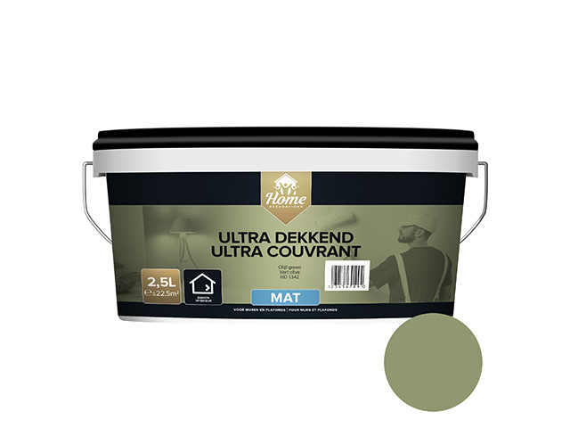 ULTRADEKKEND 2.5L MAT OLIJF GROEN