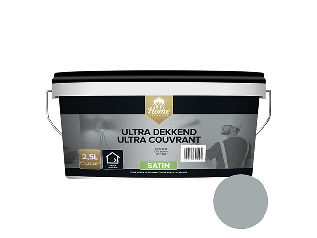 ULTRA COUVRANT 2.5L SATIN MUIS GRIJS