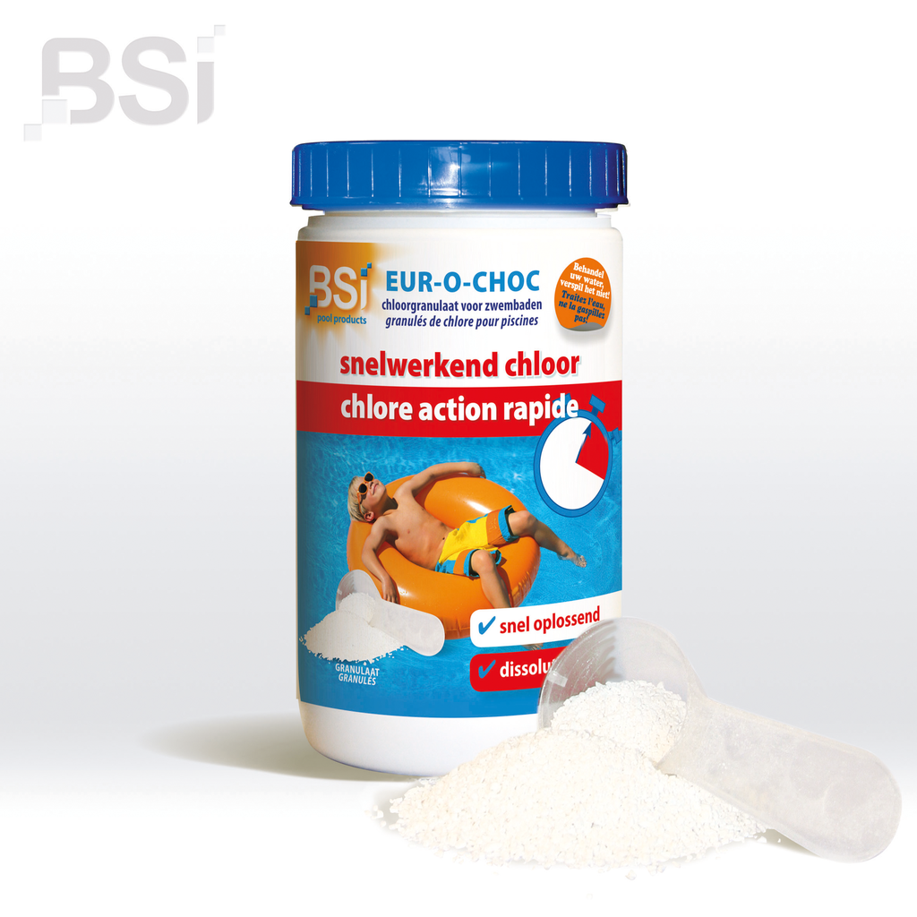EUR-O-CHOC CHLOORGRANULAAT ZWEMBADEN - 1KG