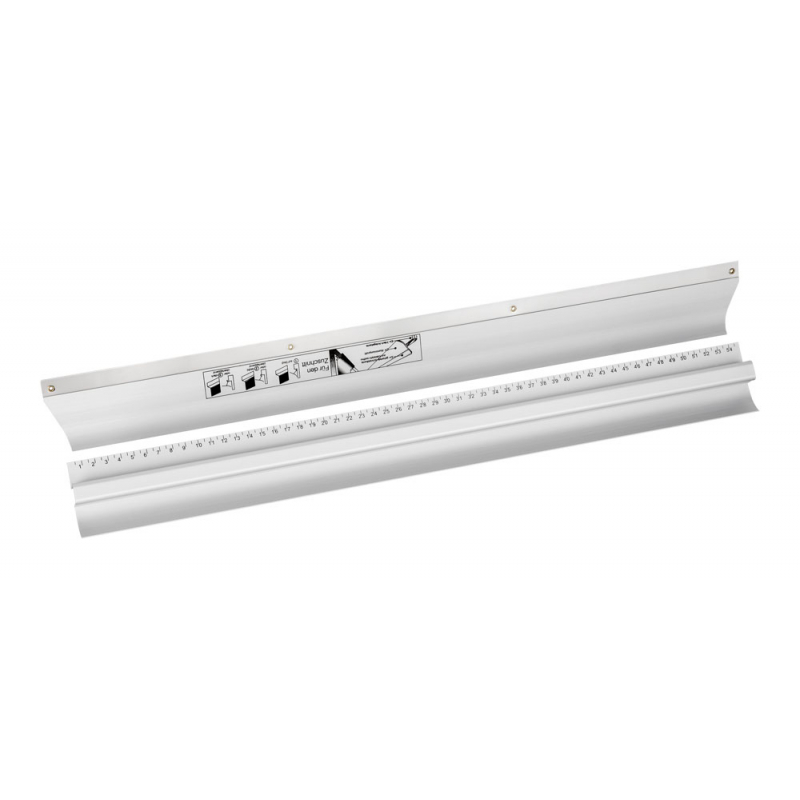 SET AANDRUKPROFIEL 55CM + DRIEKANTLAT 58.5CM