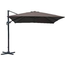 PARASOL LUXE 3X4 VOLTERRA ZWART
