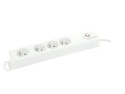 4V STOPCONTACT +SCHAK +1.5M WIT
