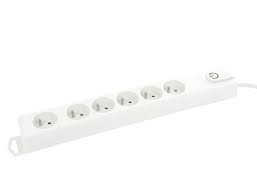 6V STOPCONTACT +SCHAK +1.5M WIT