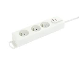 3V STOPCONTACT +SCHAK +1.5M WIT
