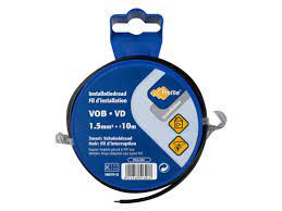 VOB kabel 1.5mm² blauw 10m
