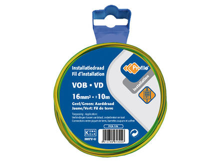 VOB kabel 16mm² geel/groen 10m