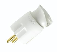 STEKKER ORIENT KABEL 2P+A WIT