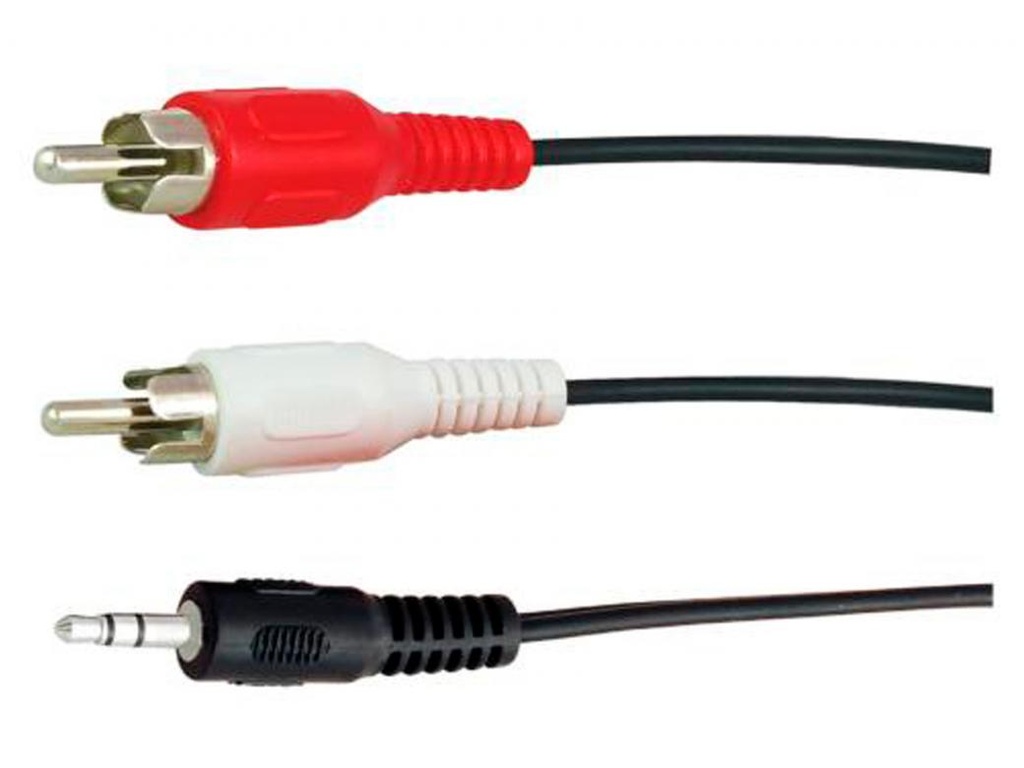 SNOER MINI JACK-2RCA M 1.5M