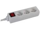 MEERVOUDIG STOPCONTACT 3X +SCHAK. +1.5M WIT