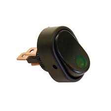 SCHAKELAAR MET GROENE LED
